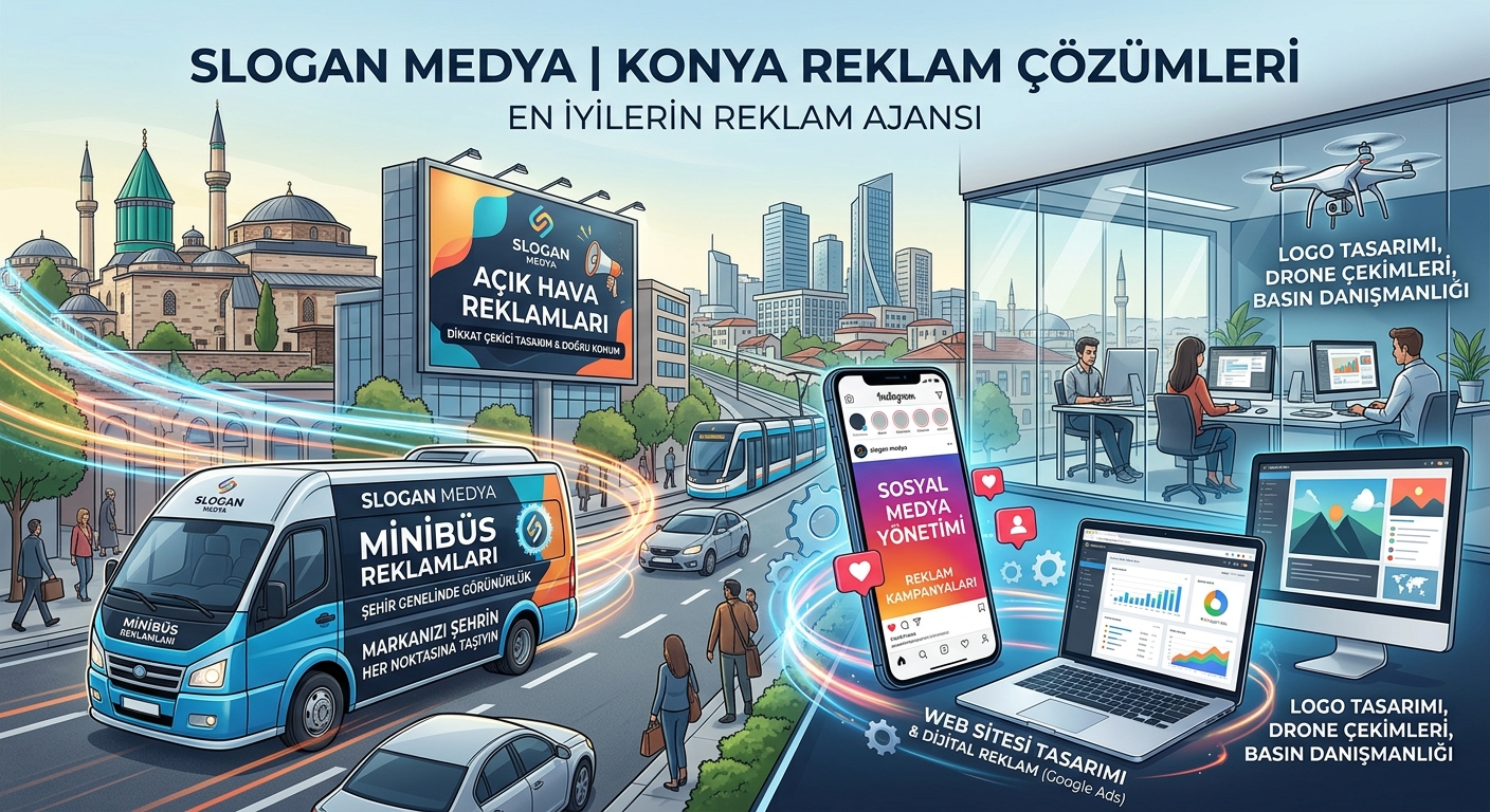 Konya Minibüs Reklamları ve Açık Hava Reklamlarıyla Markanızı Şehrin Her Noktasına Taşıyın