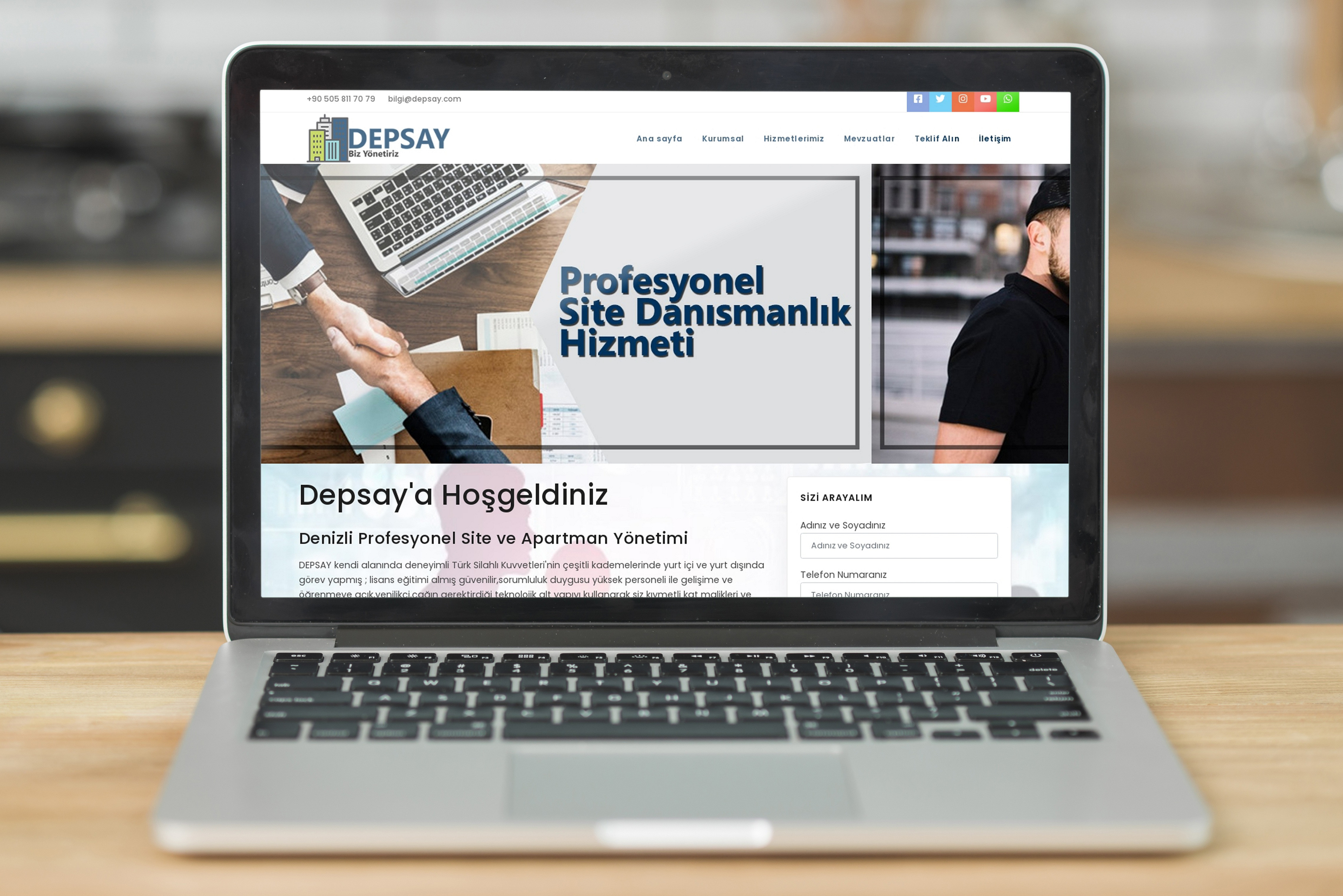 Depsay – Konya Web Tasarım çalışması