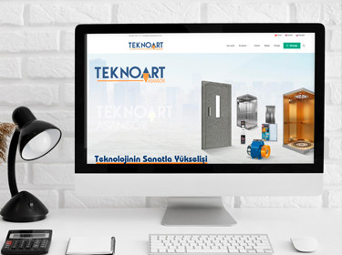 Teknoart Asansör – Konya Web Tasarım çalışması
