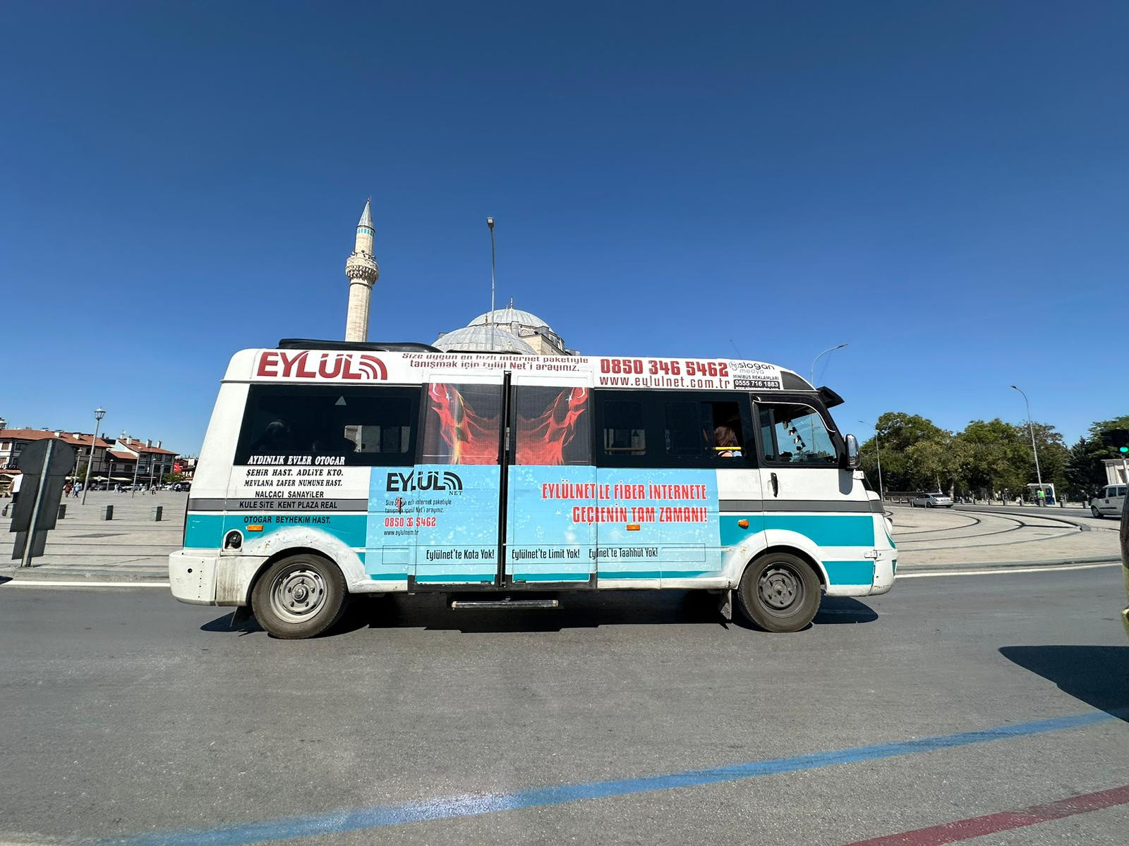 Eylül Net – Konya Minibüs Reklamları çalışması