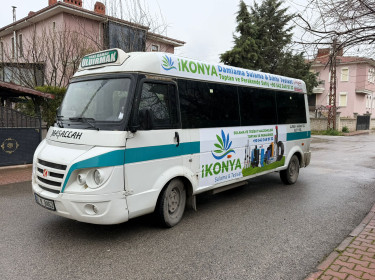 İkonya Damlama Sulama Minibüs/Dolmuş Giydirme Reklamları