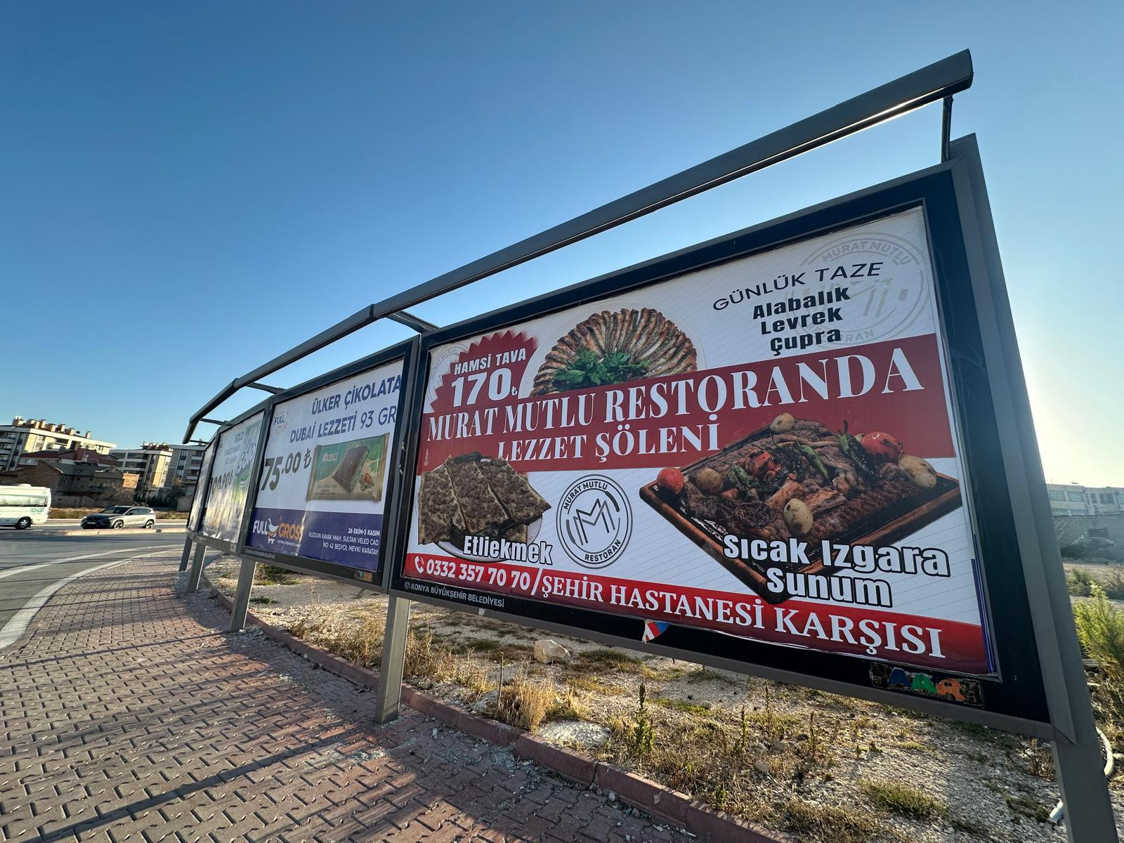 Murat Mutlu Restoran – Konya Açık Hava Reklamları çalışması