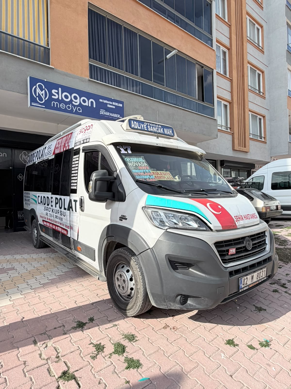 Cadde Polat SRC Kursu Minibüs Giydirme Reklamları
