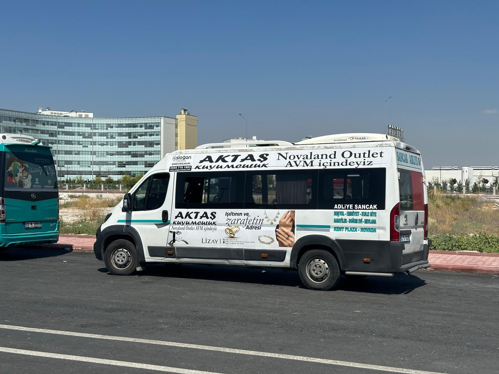 Aktaş Kuyumculuk Şehir İçi Minibüs/Dolmuş Giydirme Reklamları – Konya Minibüs Reklamları çalışması